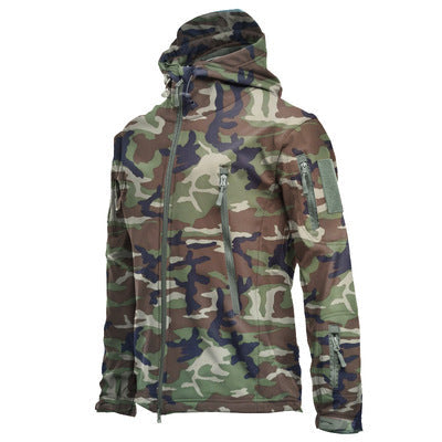 Men's Waterproof Tactical Fleece Jacket
