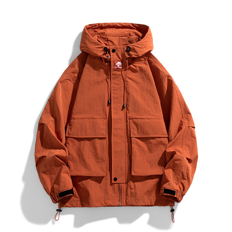 Men's Windproof Waterproof Hooded Jacket