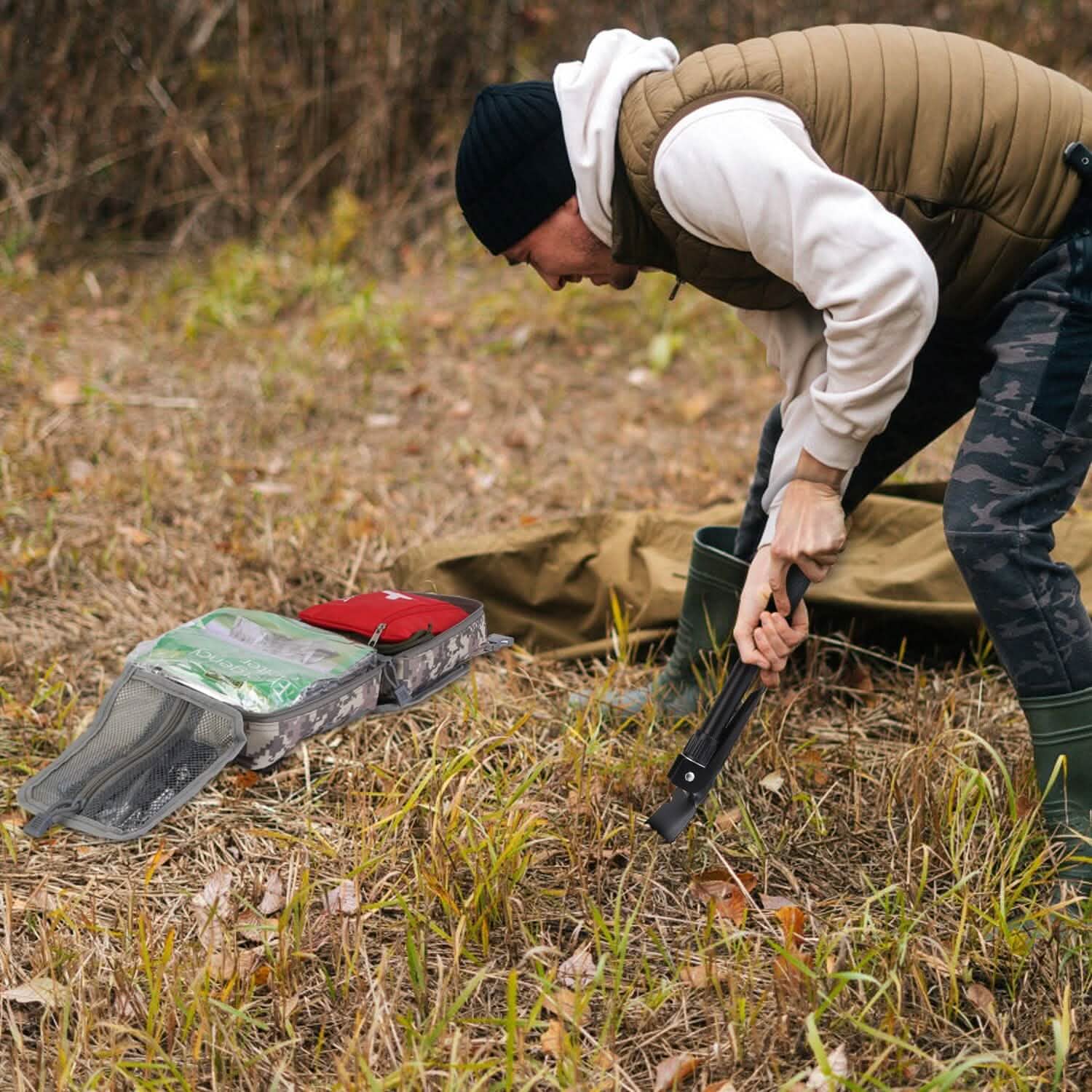 125-Piece Tactical Emergency Survival Gear Kit Outdoor