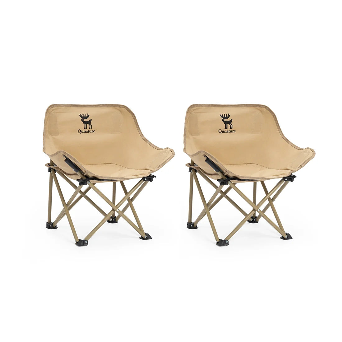 Folding Carbon Steel Camping Chair Adult Kids Sizes