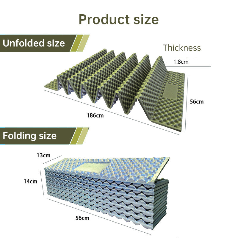 330g Lightweight Foam Camping Mattress Hiking Sleeping Pad