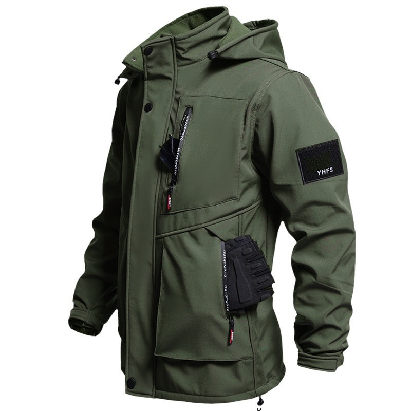 Fleece-Lined Waterproof Jacket Suit