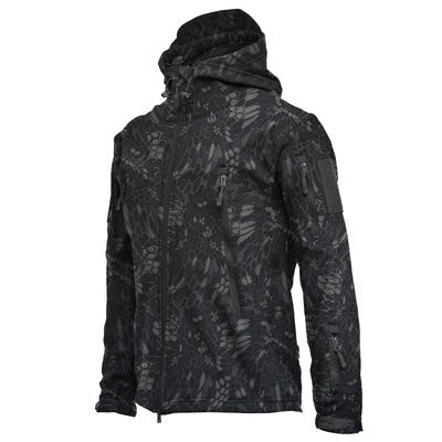 Men's Waterproof Tactical Fleece Jacket