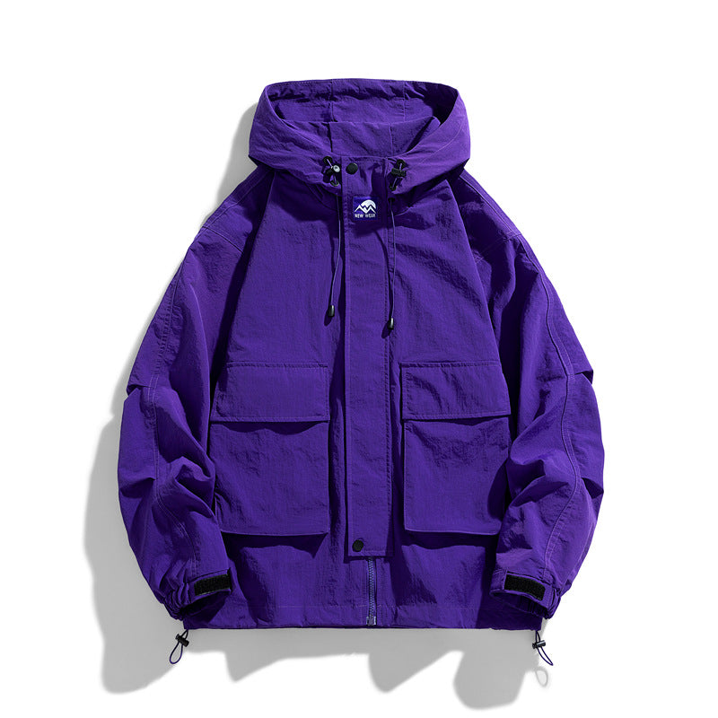 Men's Windproof Waterproof Hooded Jacket