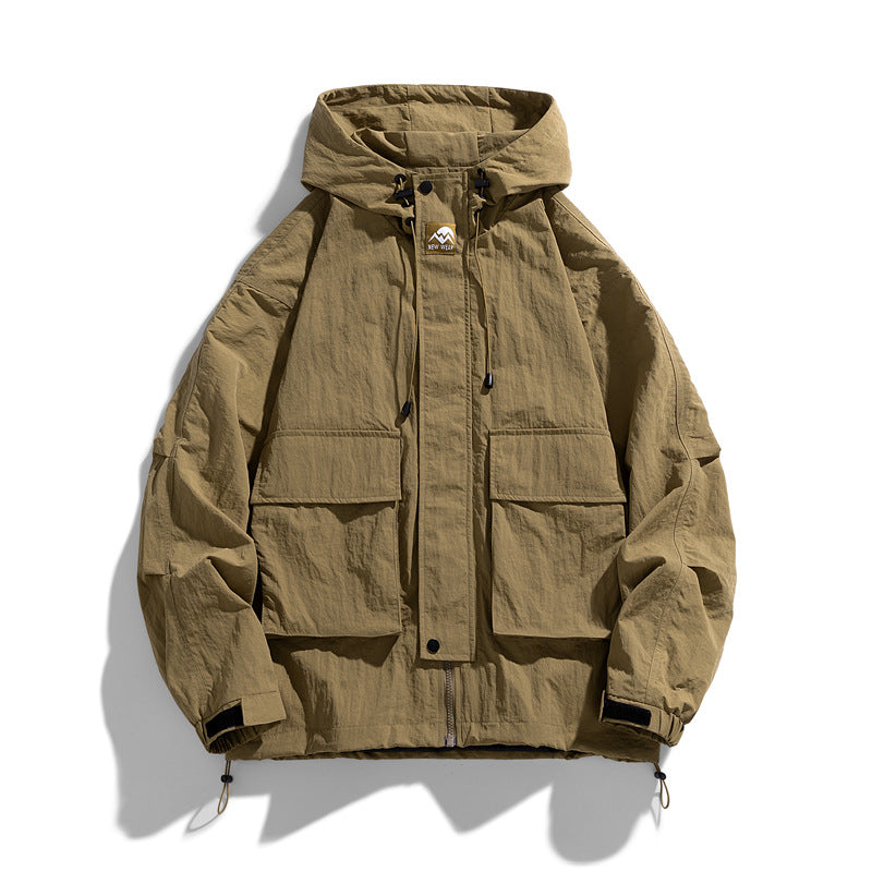 Men's Windproof Waterproof Hooded Jacket