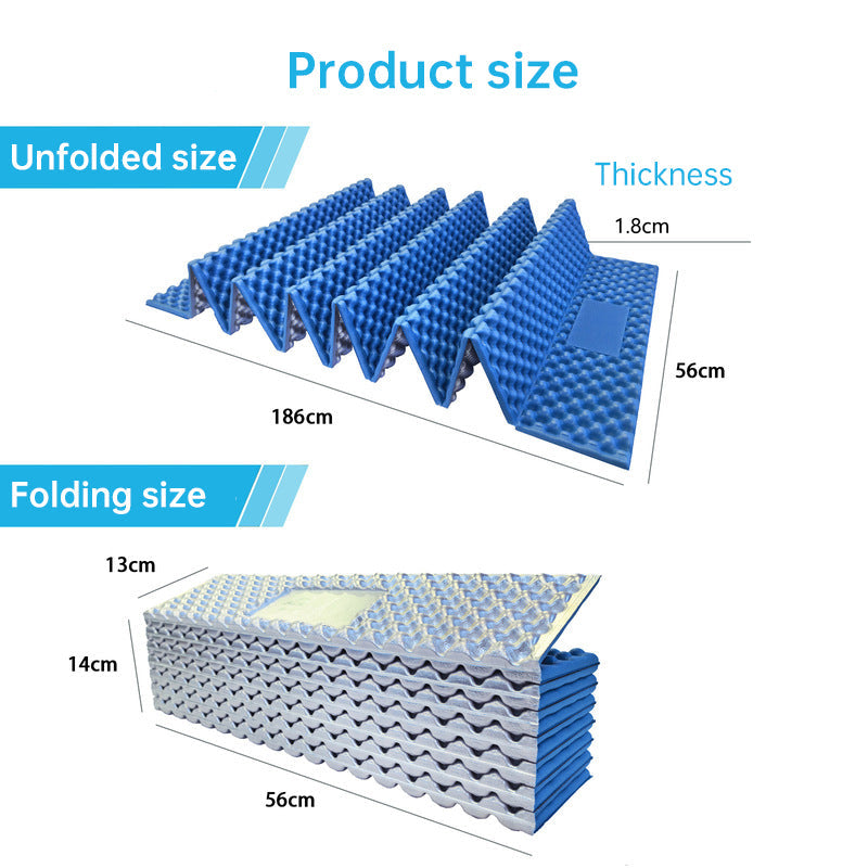 330g Lightweight Foam Camping Mattress Hiking Sleeping Pad