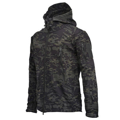 Men's Waterproof Tactical Fleece Jacket