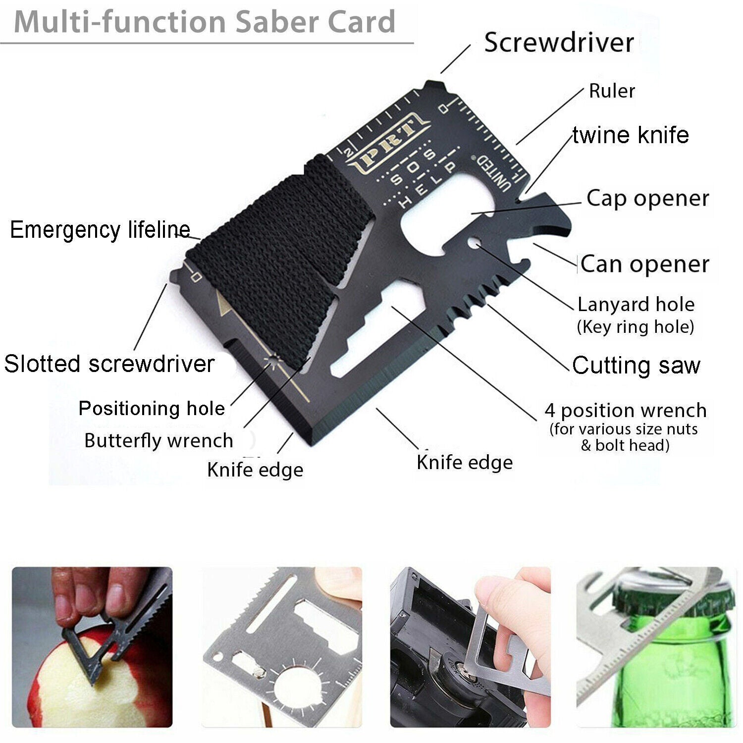 14-in-1 Outdoor Survival Gear Kit Camping Hunting