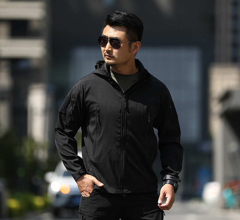 Men's Waterproof Tactical Fleece Jacket
