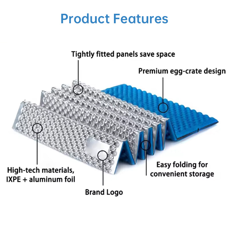 330g Lightweight Foam Camping Mattress Hiking Sleeping Pad