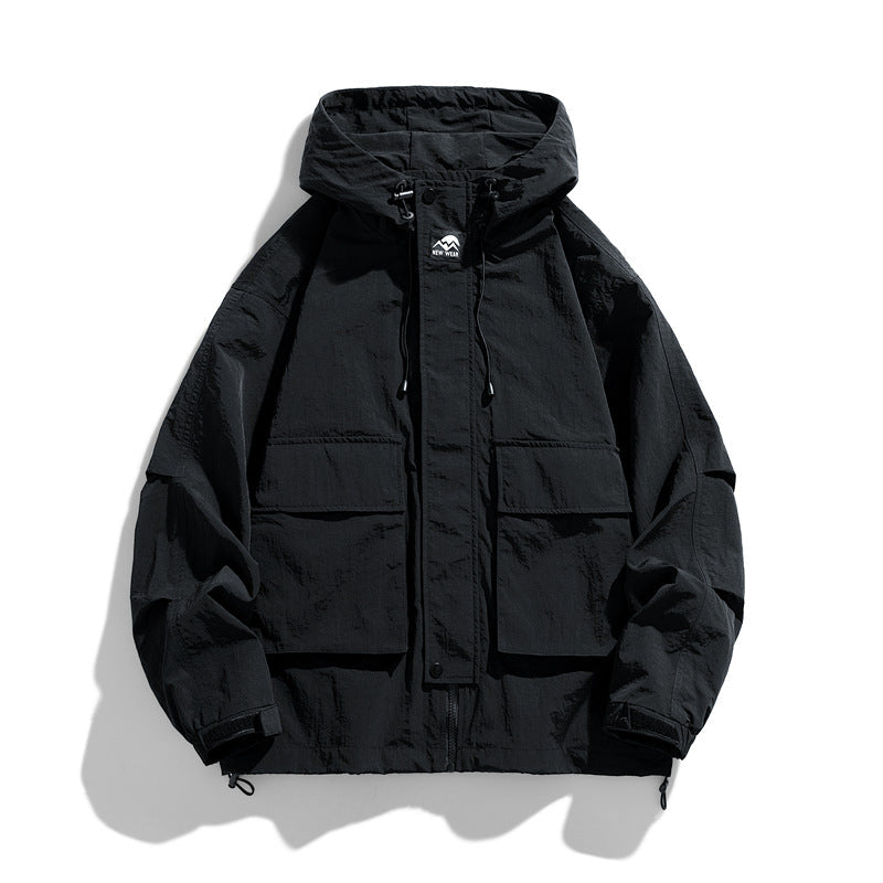 Men's Windproof Waterproof Hooded Jacket