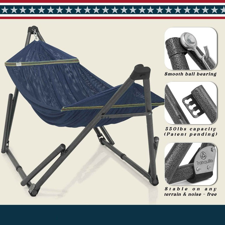 Uniki Collapsible Hammock Stand Outdoor Relaxation