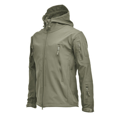 Men's Waterproof Tactical Fleece Jacket
