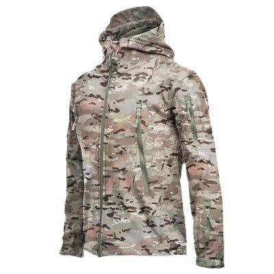 Men's Waterproof Tactical Fleece Jacket