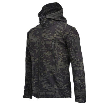 Men's Waterproof Tactical Fleece Jacket
