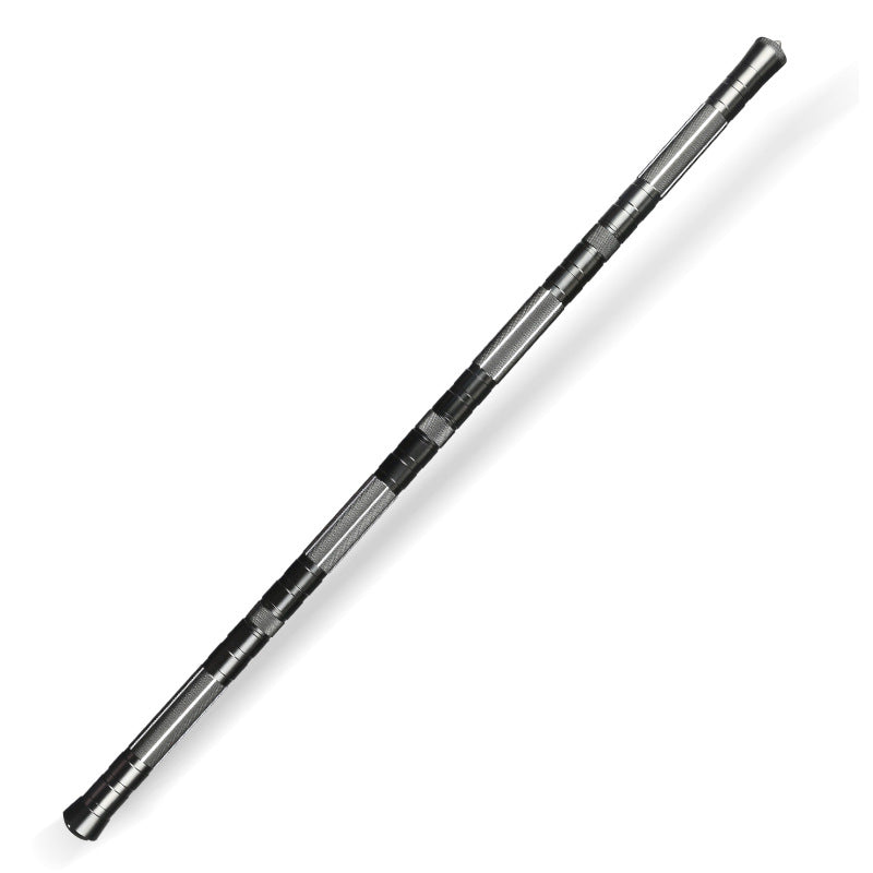 Multi-Section Outdoor Trekking Pole With Multi-Function Accessories