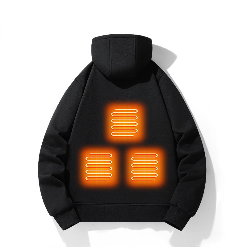 Men's Intelligent Heated Hooded Jacket