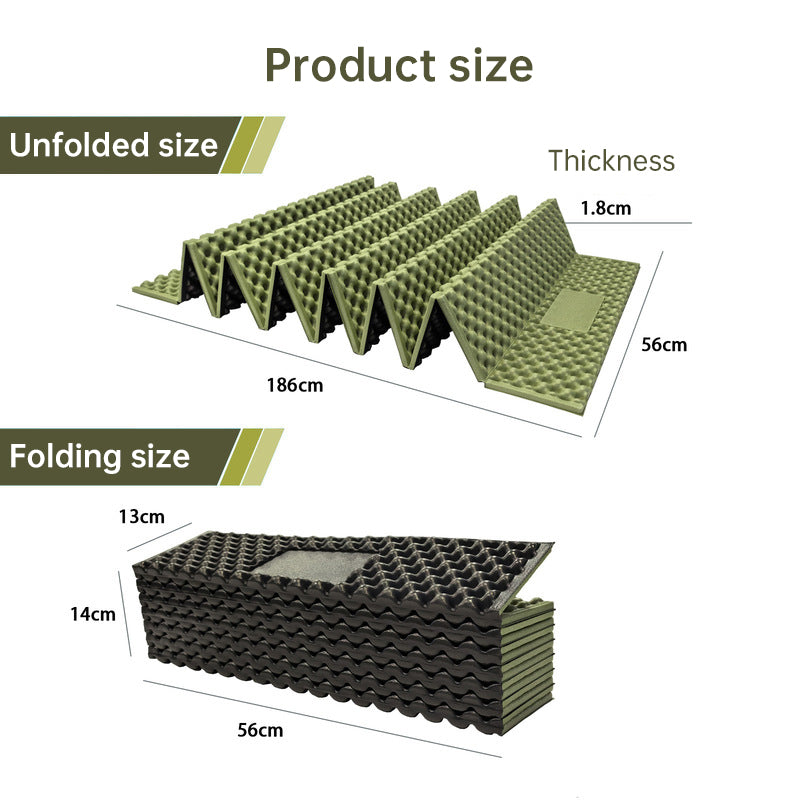 330g Lightweight Foam Camping Mattress Hiking Sleeping Pad