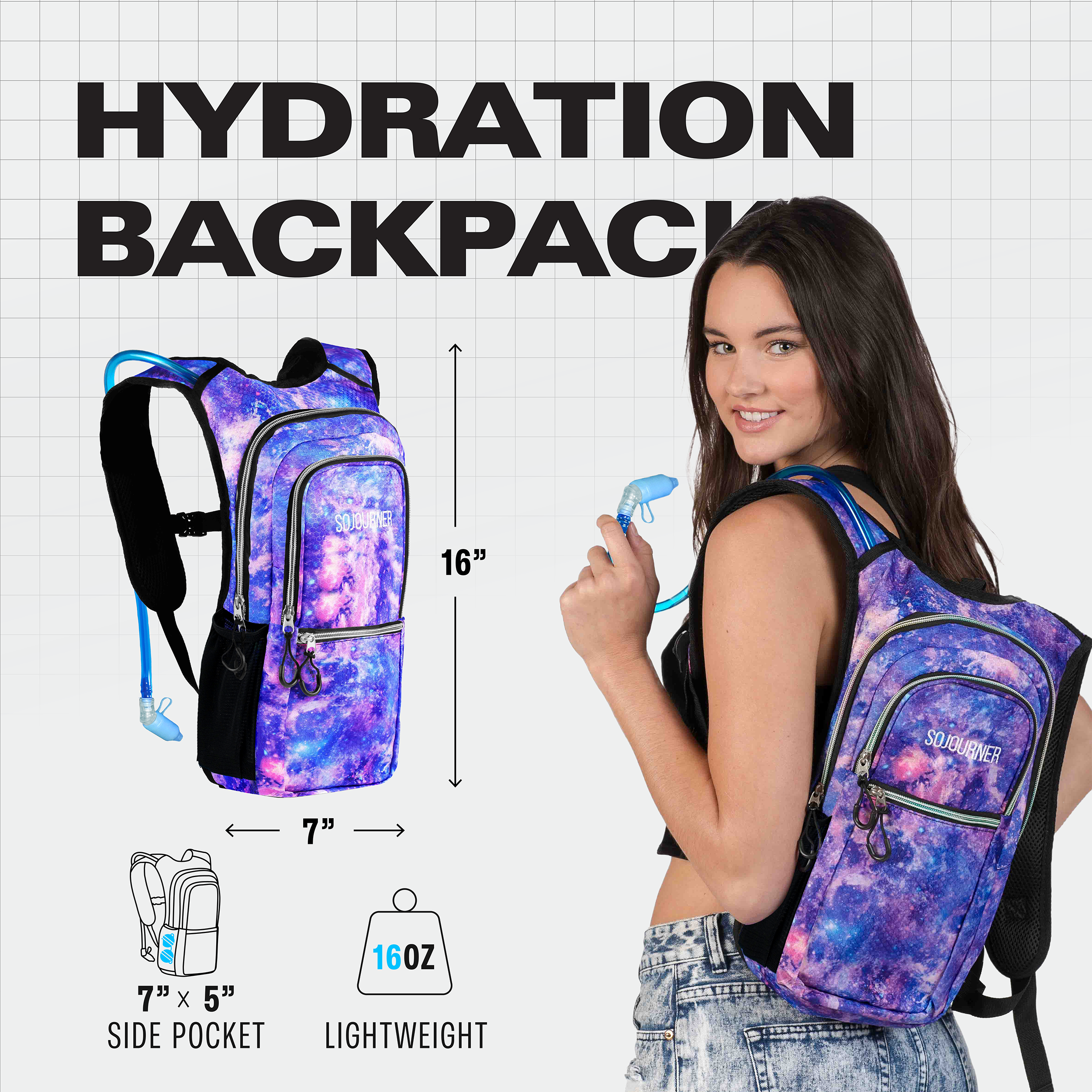 Medium Hydration Pack Backpack Outdoor Adventure Gear