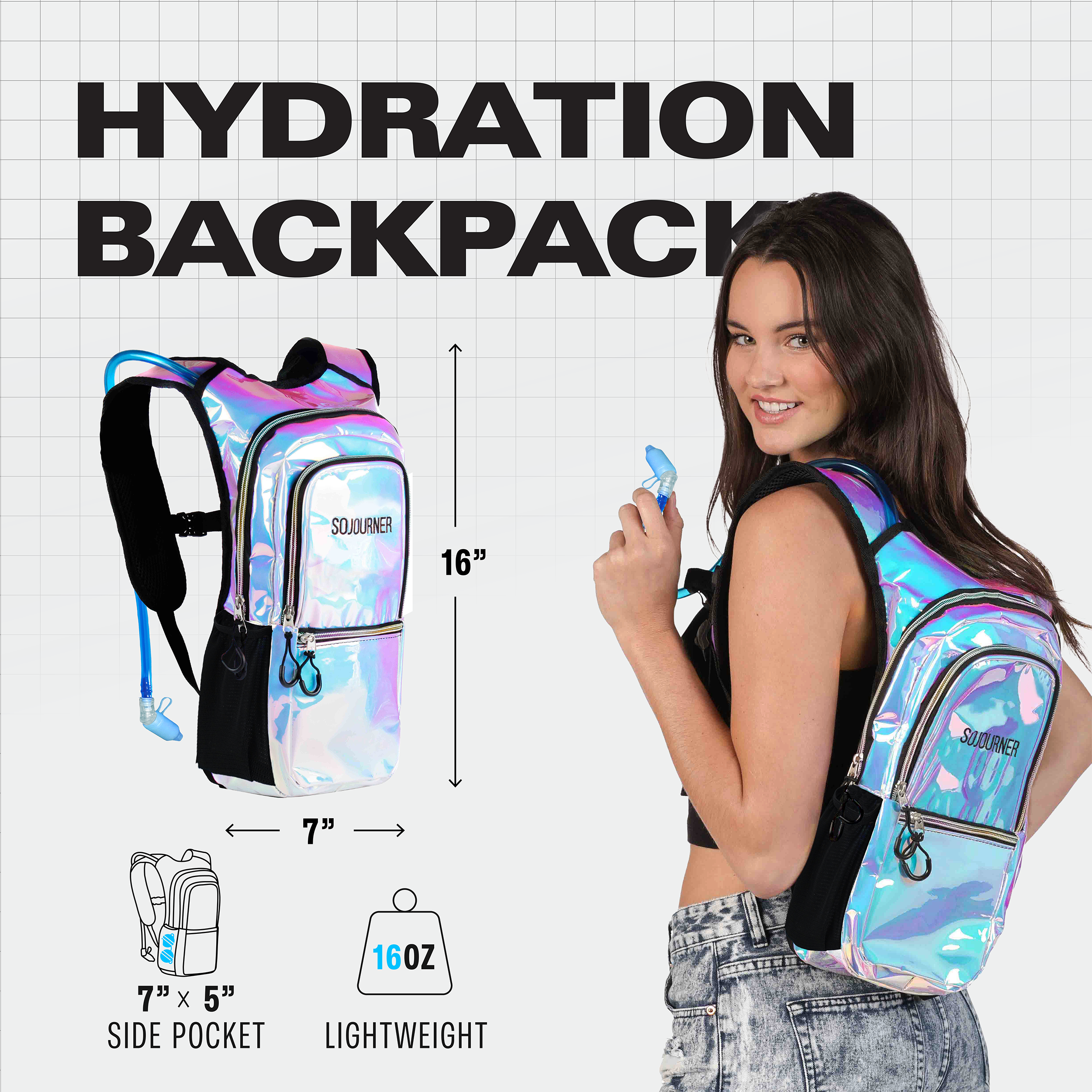 Medium Hydration Pack Backpack Outdoor Adventure Gear