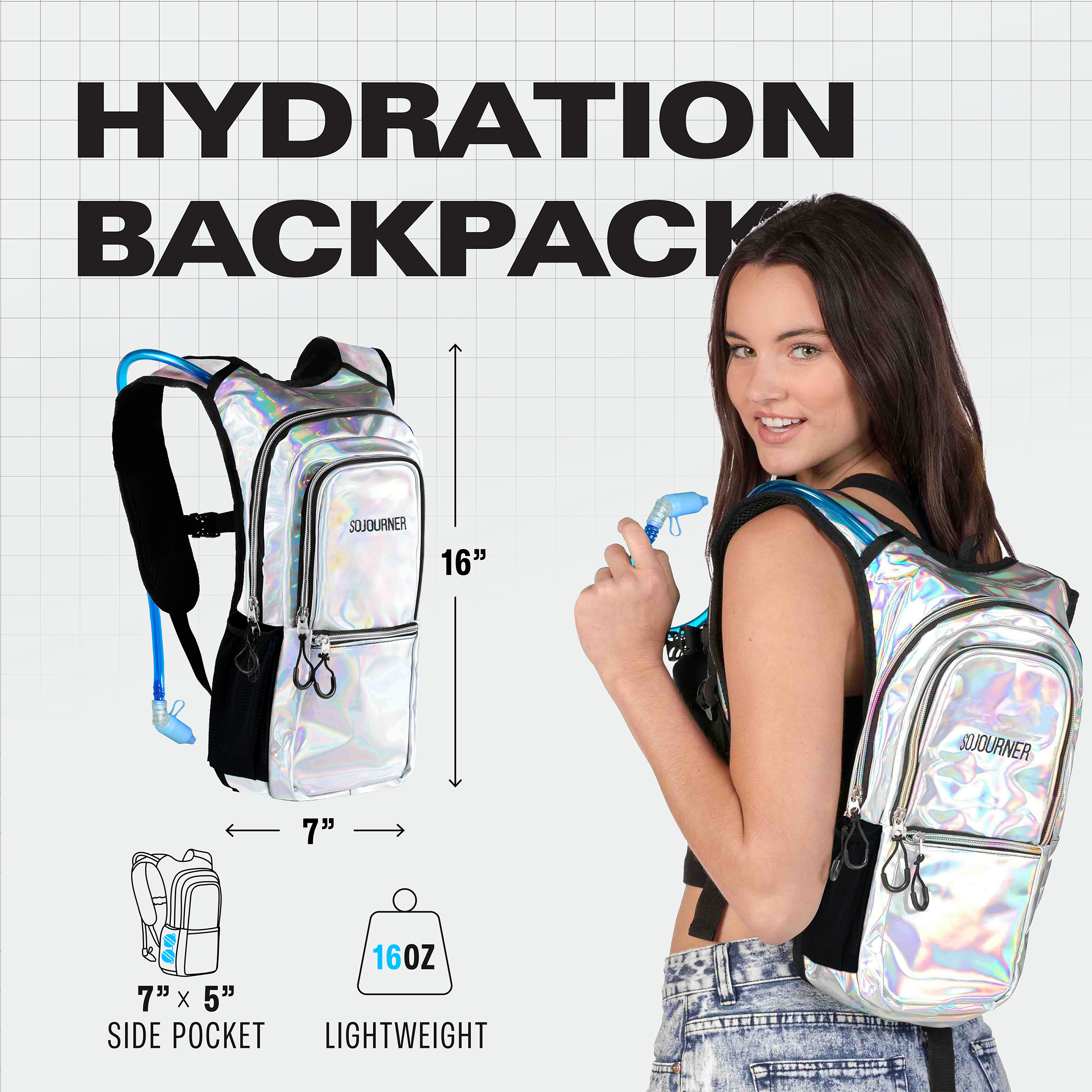 Medium Hydration Pack Backpack Outdoor Adventure Gear