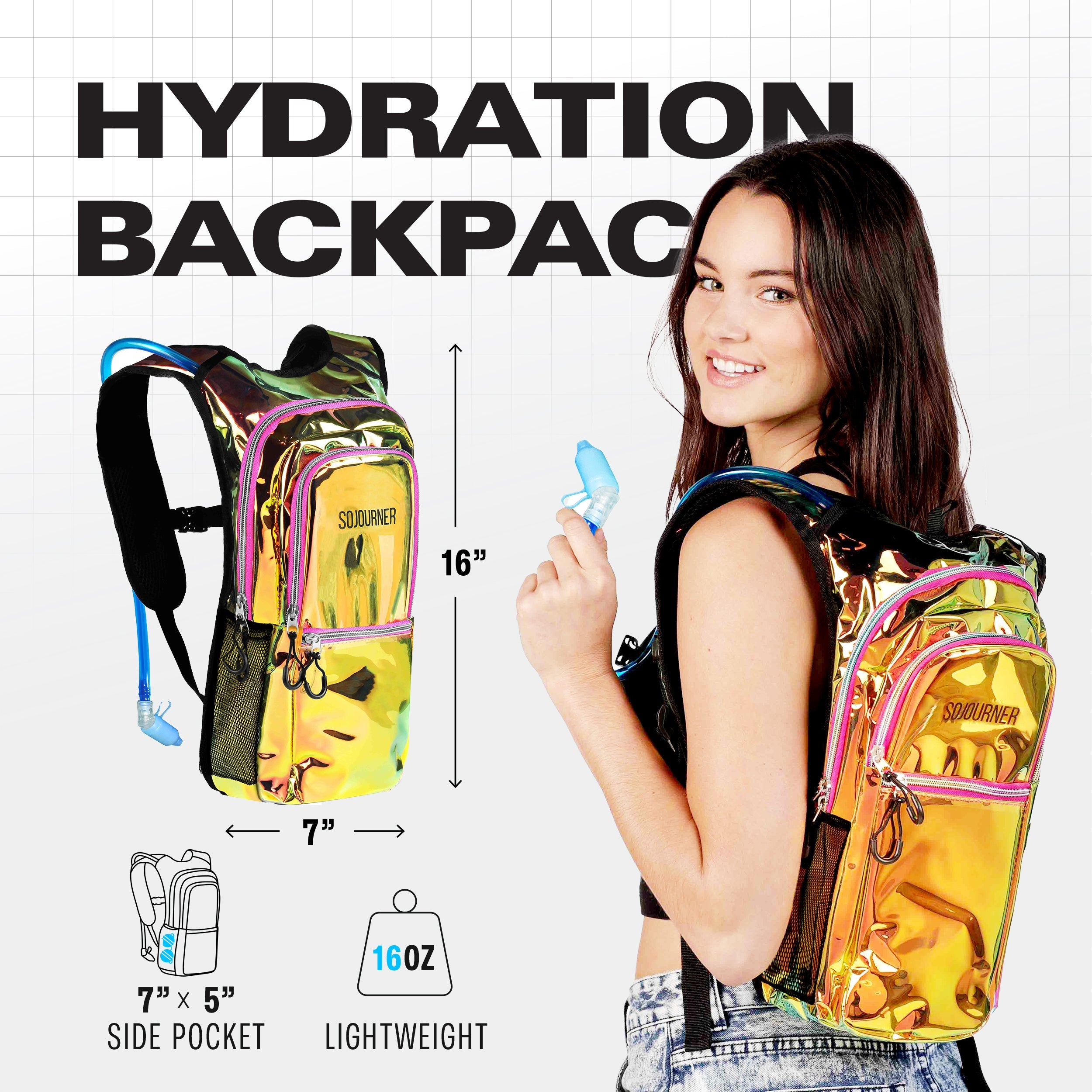 Medium Hydration Pack Backpack Outdoor Adventure Gear