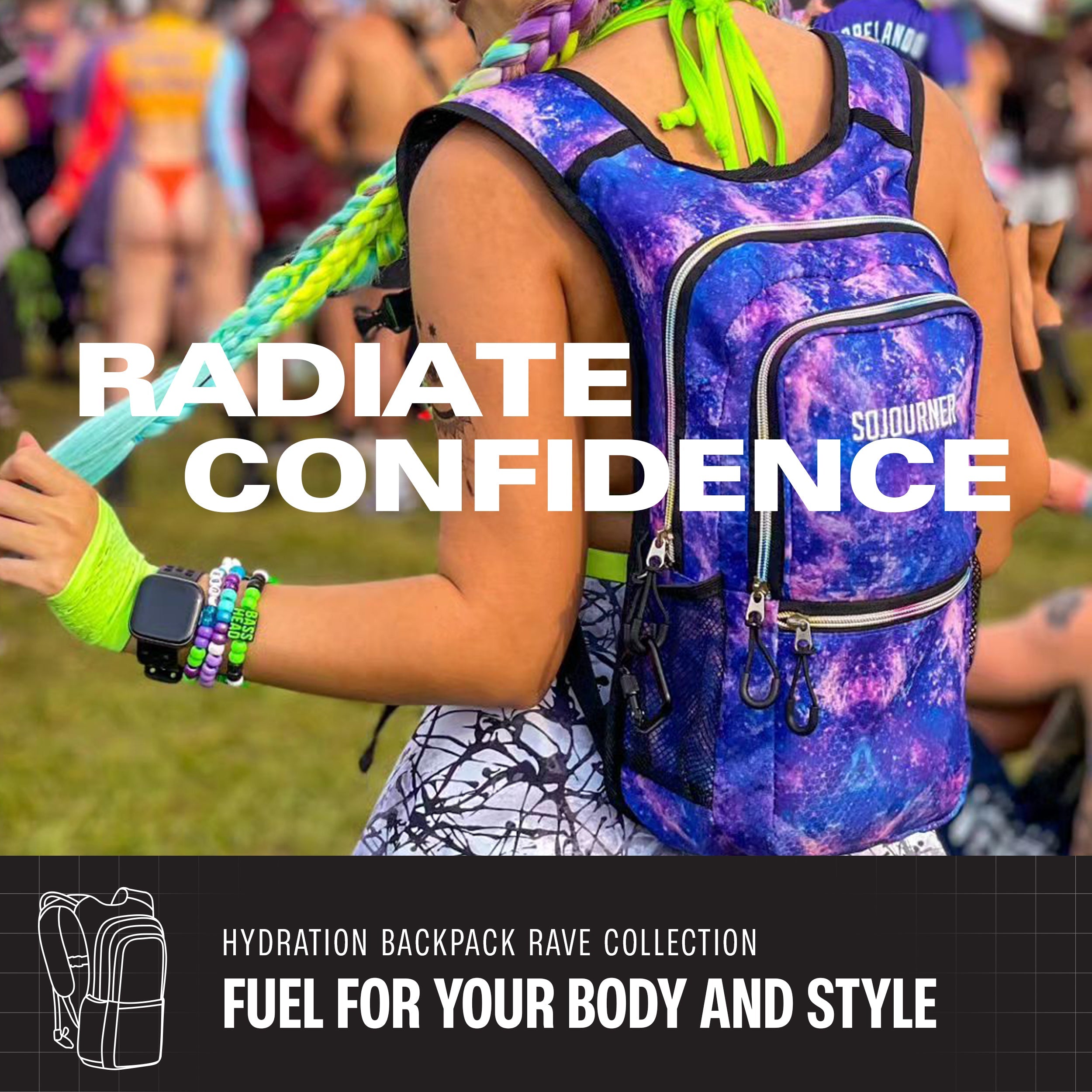 Medium Hydration Pack Backpack Outdoor Adventure Gear