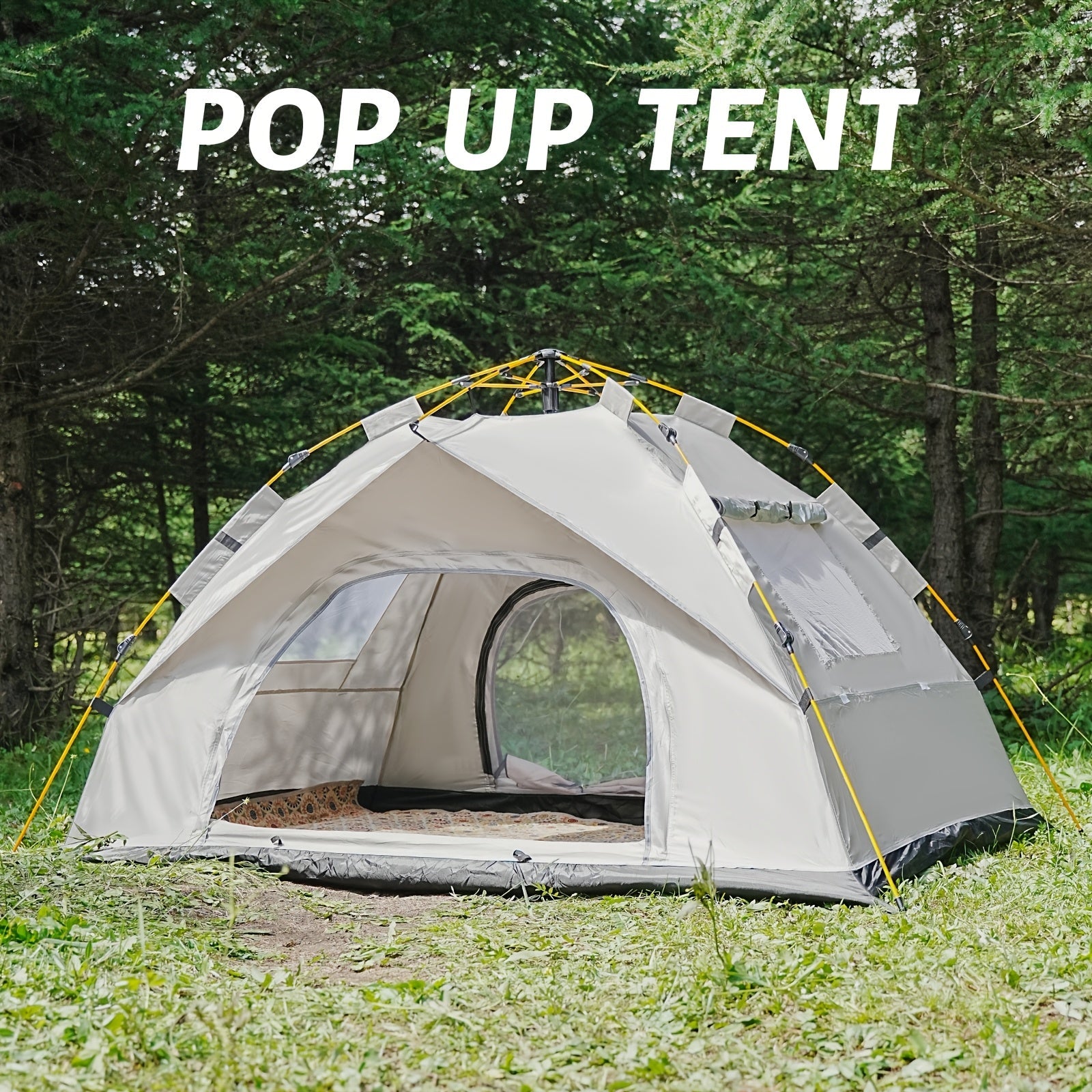 3-4 Person Instant Pop Up Waterproof Camping Tent