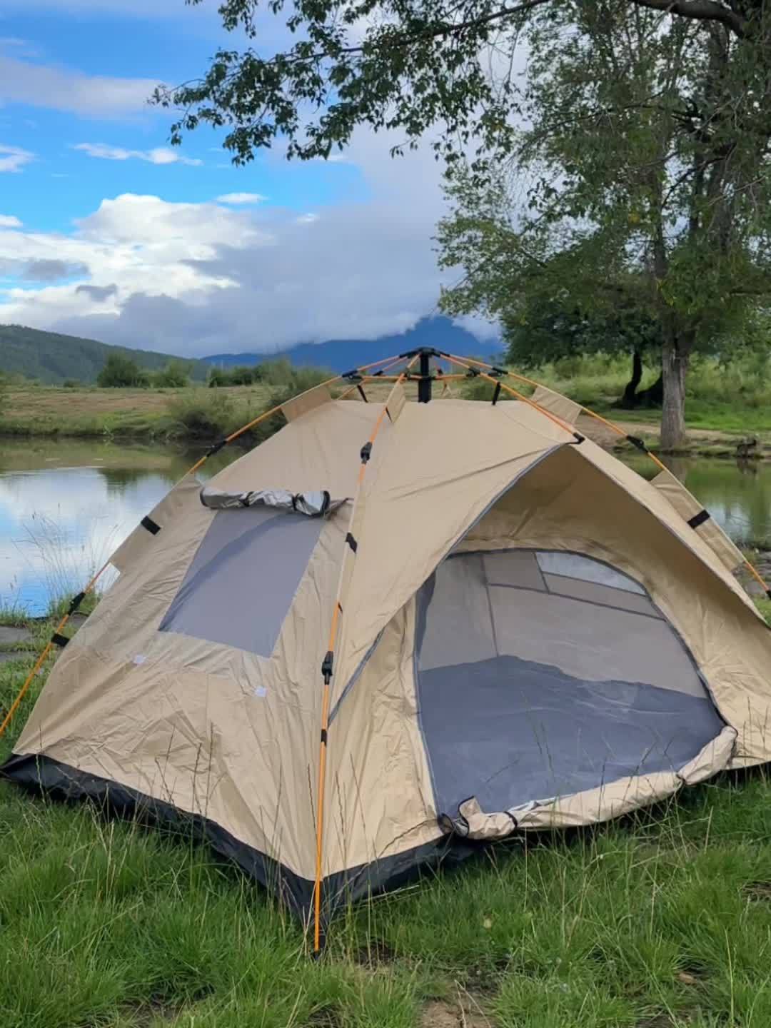 3-4 Person Instant Pop Up Waterproof Camping Tent