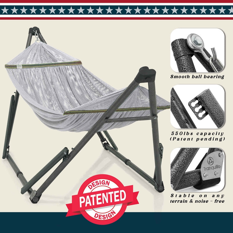 Uniki Collapsible Hammock Stand Outdoor Relaxation