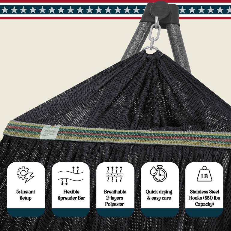 Uniki Collapsible Hammock Stand Outdoor Relaxation