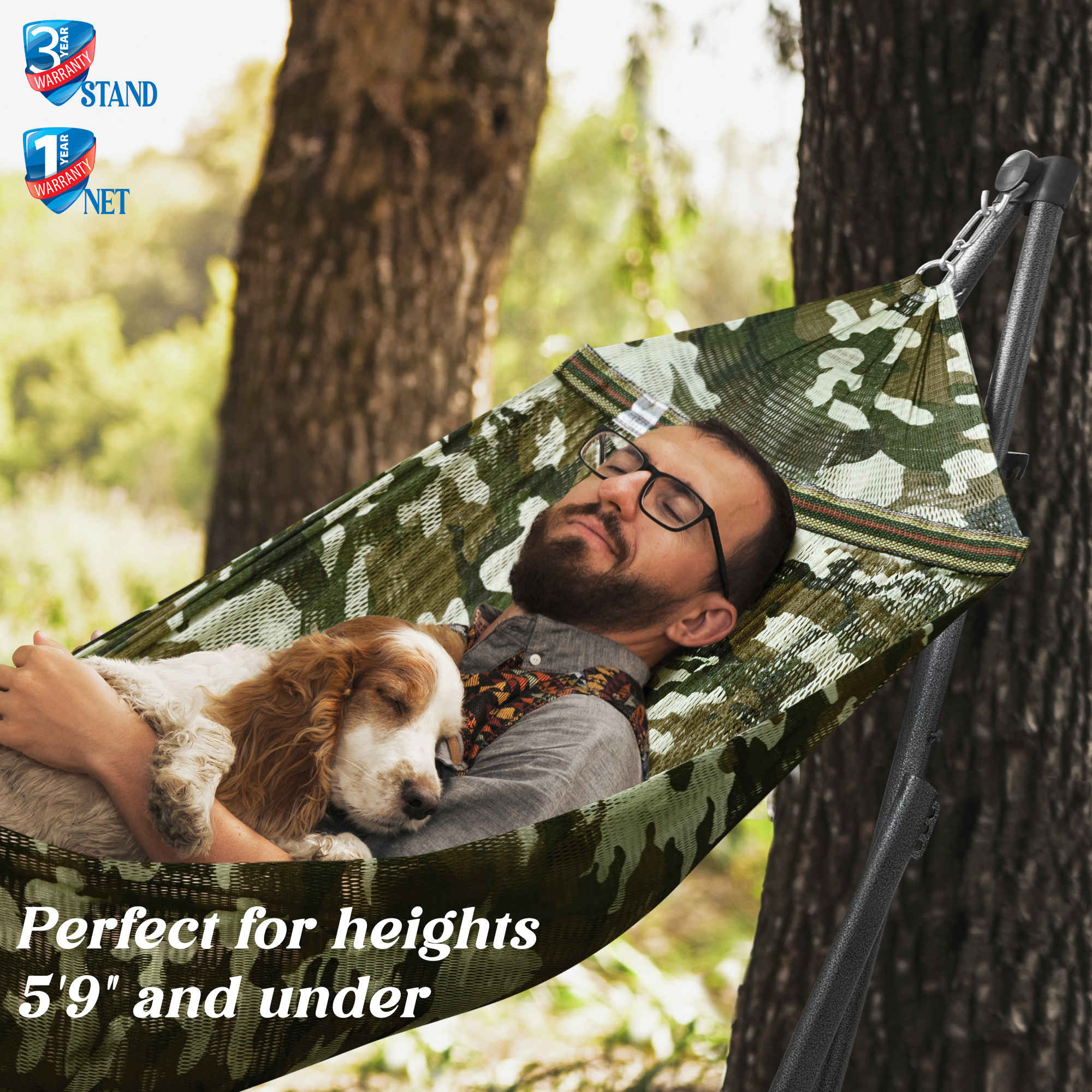 Uniki Collapsible Hammock Stand Outdoor Relaxation