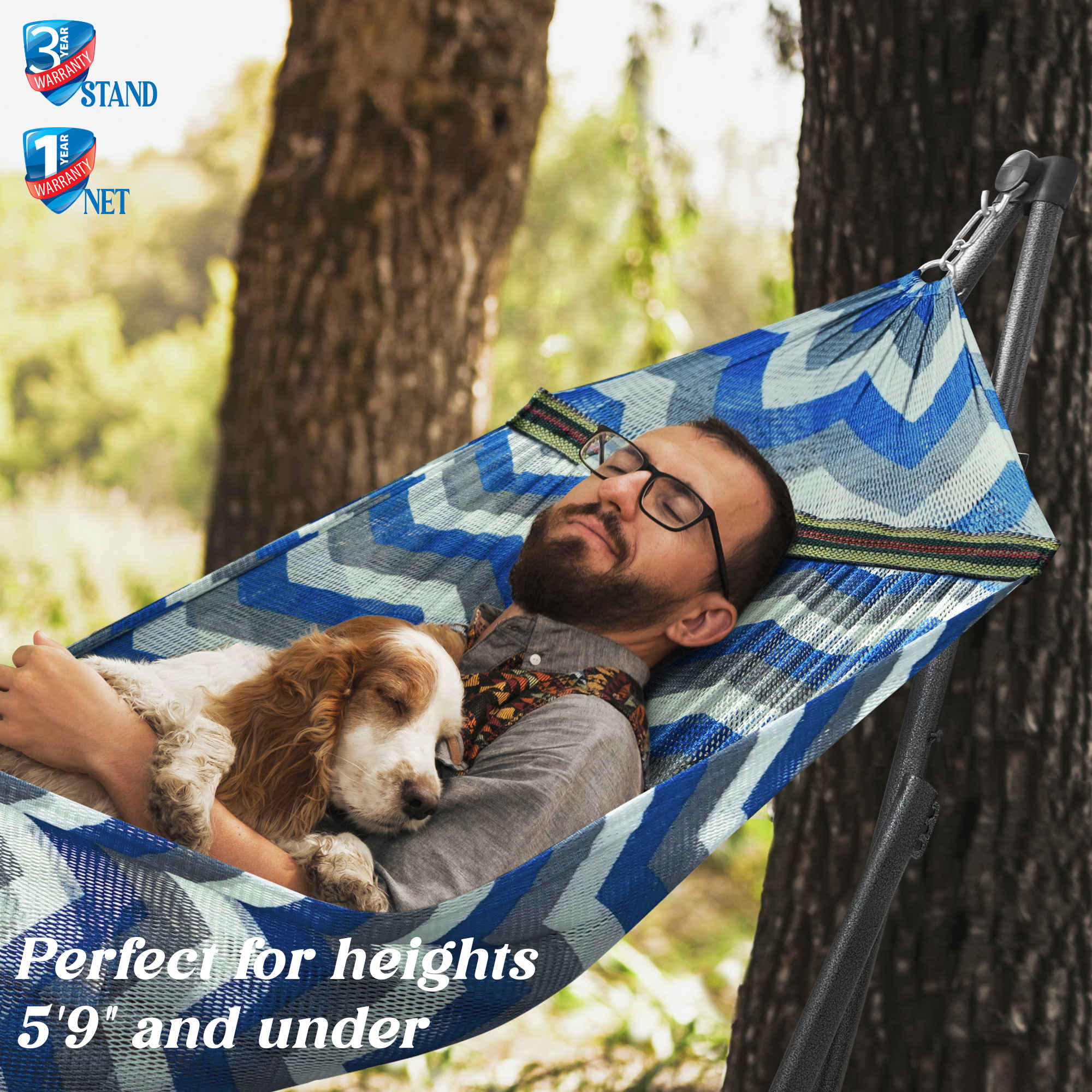 Uniki Collapsible Hammock Stand Outdoor Relaxation