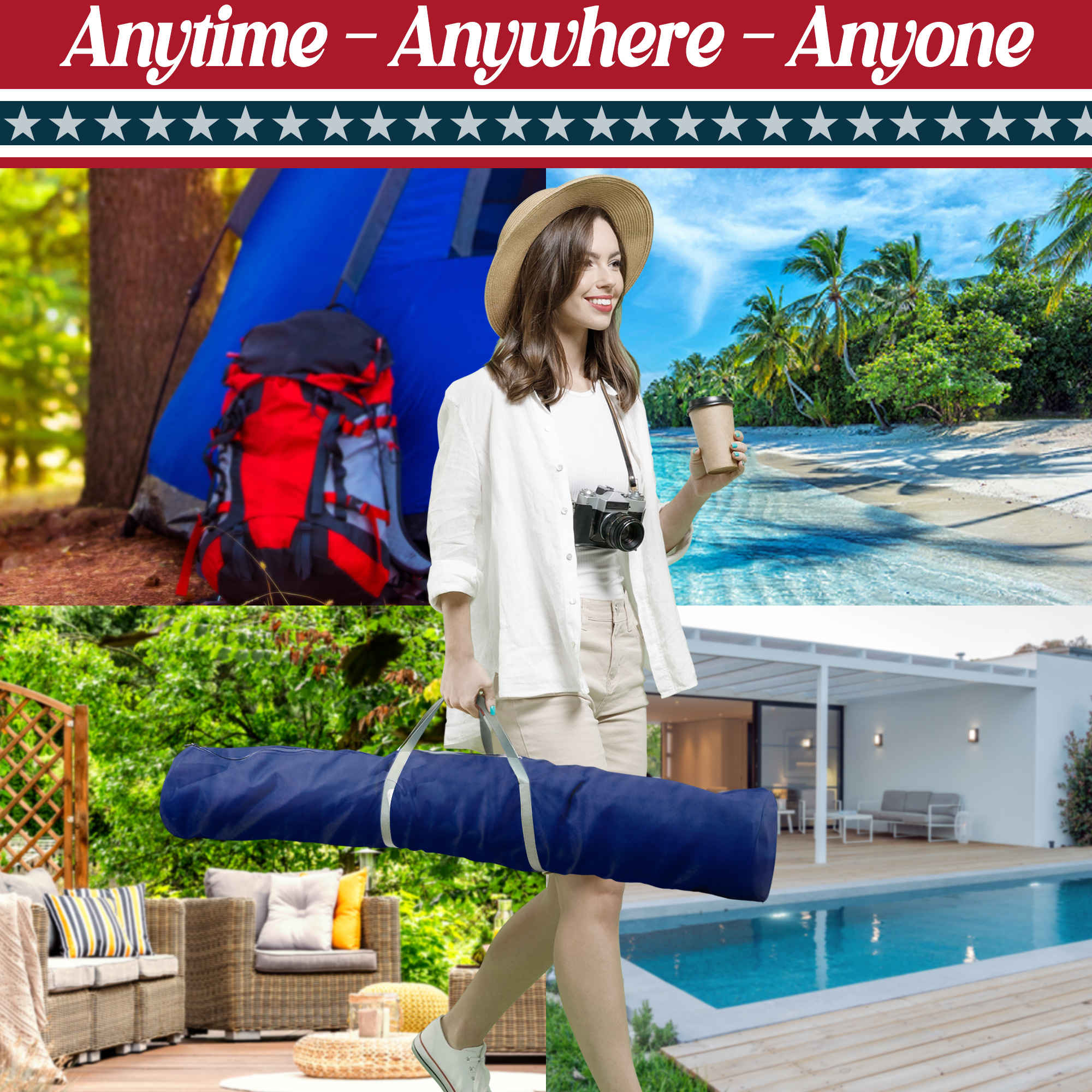 Uniki Collapsible Hammock Stand Outdoor Relaxation