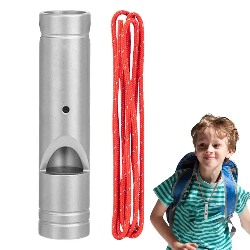 Titanium Survival Whistle Ultralight Loud Safety Tool