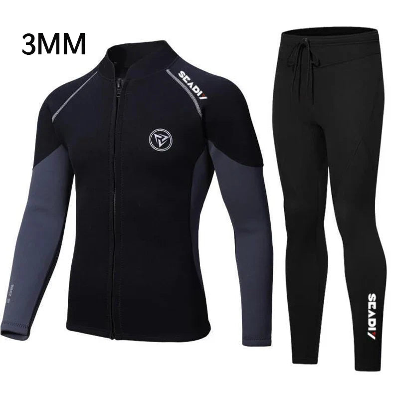 3mm/2mm Neoprene Wetsuit Jacket & Pants Set
