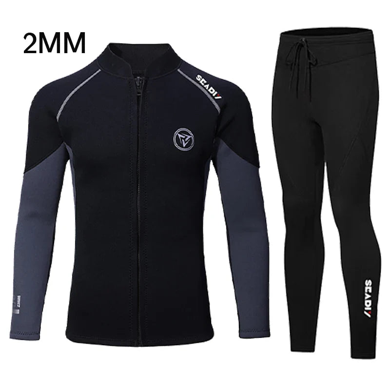 3mm/2mm Neoprene Wetsuit Jacket & Pants Set