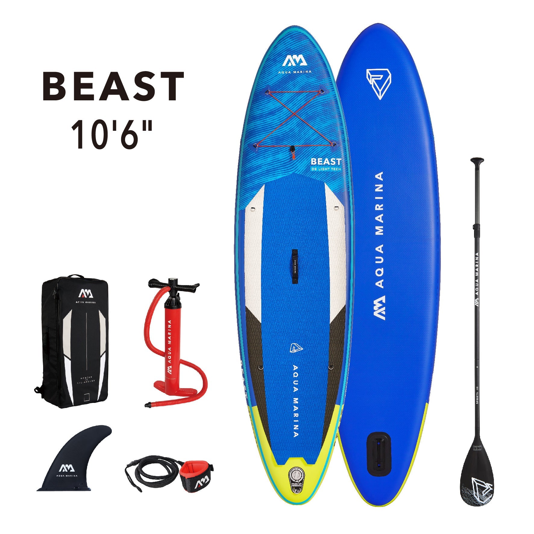 Aqua Marina BEAST 10'6" Inflatable All-Around SUP Board