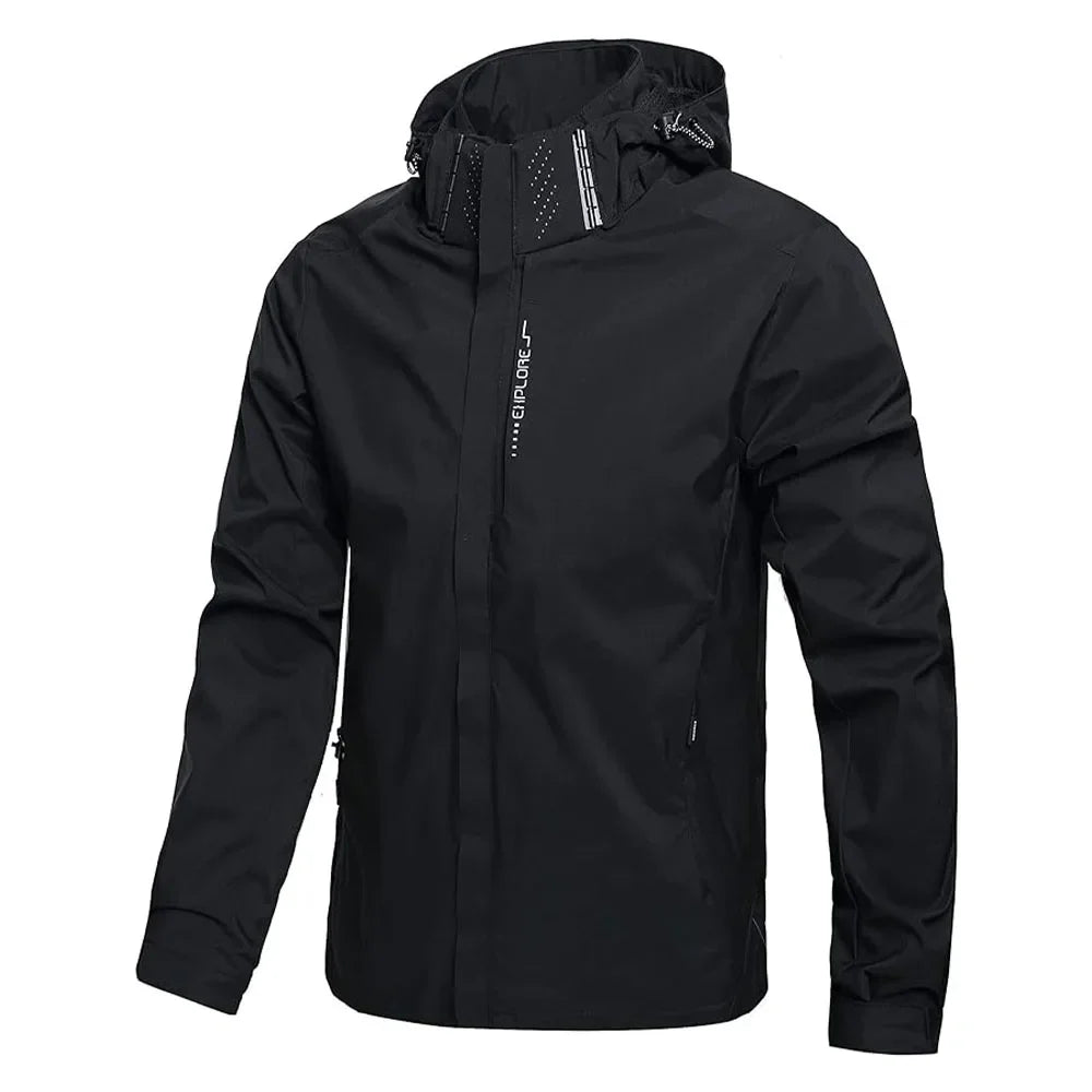 Men's Lightweight Waterproof Rain Jacket