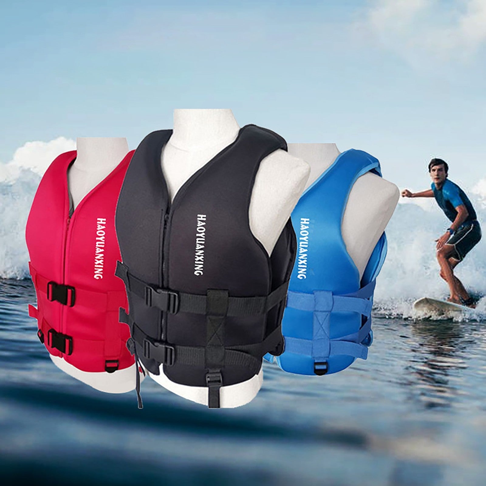High Buoyancy Neoprene Swim Safety Vest