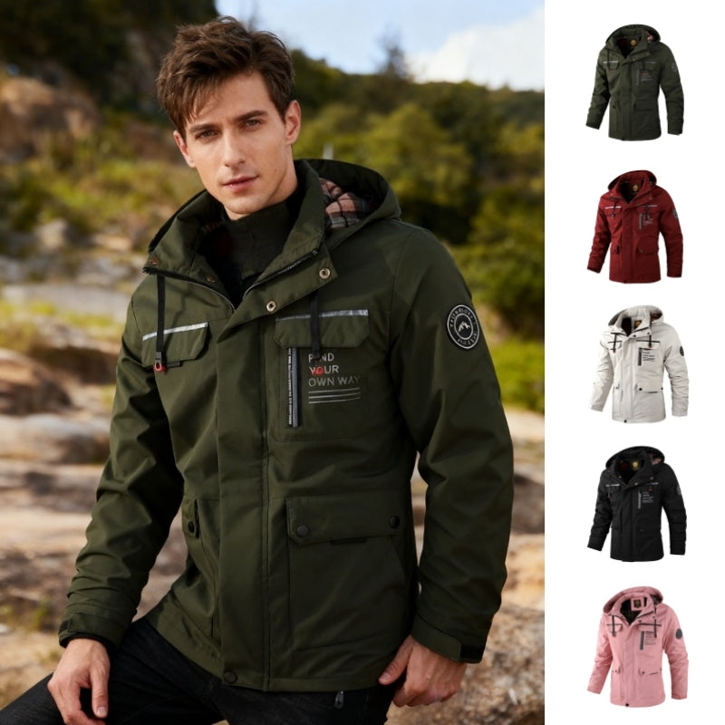 Men's Waterproof Hooded Soft Shell Jacket