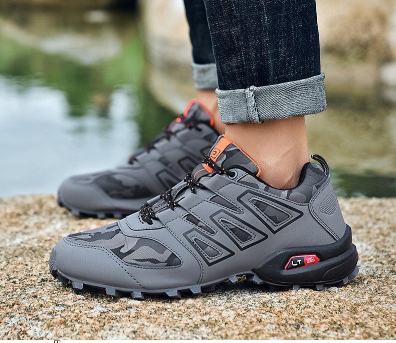 Men's Waterproof Trail Running Hiking Sneakers