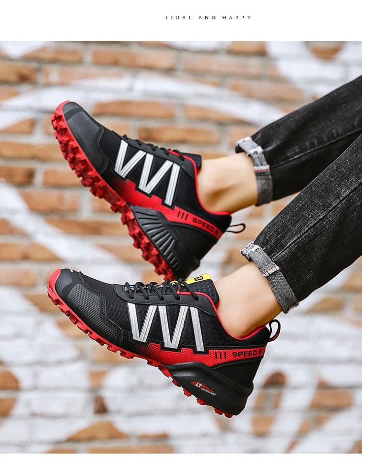 Men's Waterproof Trail Running Hiking Sneakers