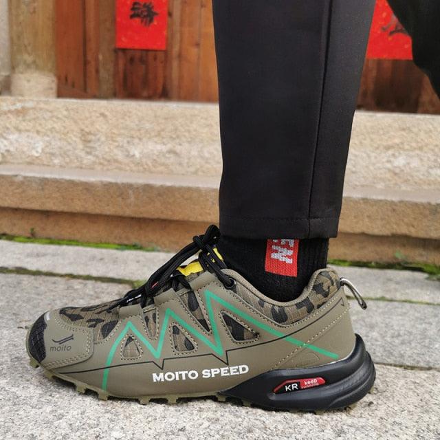 Men's Waterproof Trail Running Hiking Sneakers