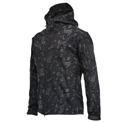 Men's Waterproof Tactical Fleece Jacket