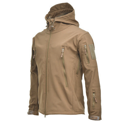 Men's Waterproof Tactical Fleece Jacket