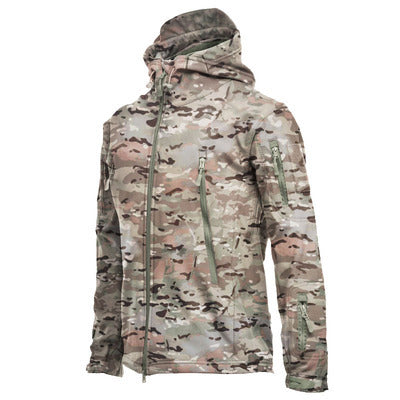 Men's Waterproof Tactical Fleece Jacket