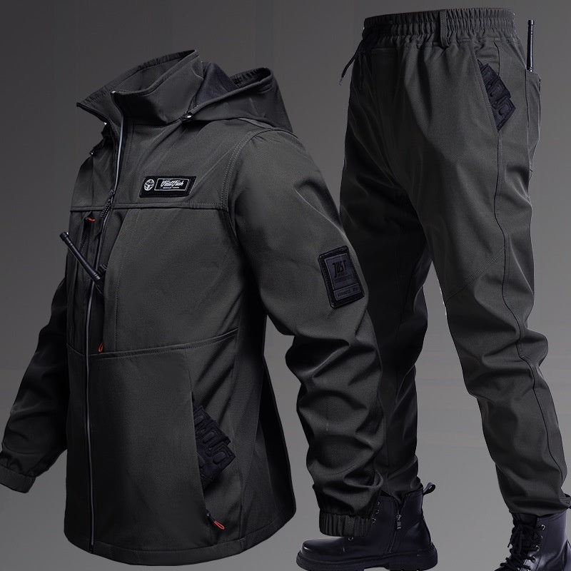 Fleece-Lined Waterproof Jacket Suit