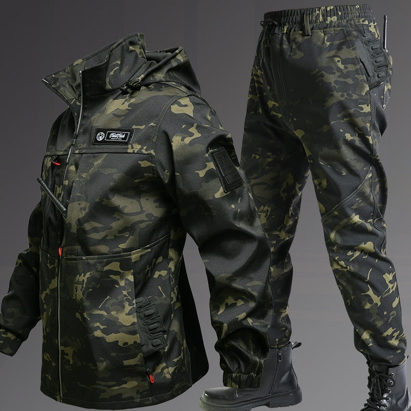 Fleece-Lined Waterproof Jacket Suit