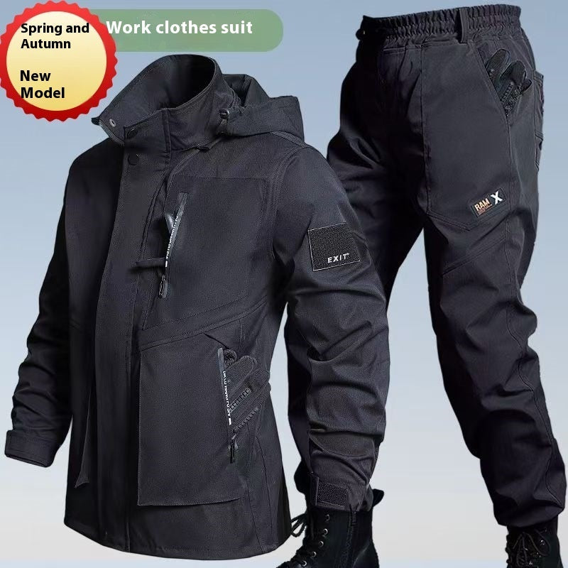 Fleece-Lined Waterproof Jacket Suit